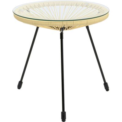 Столик для вулиці KARE DESIGN Acapulco Butter Yellow, (жовтий) 71334 у Києві купити kare-design меблі світло декор