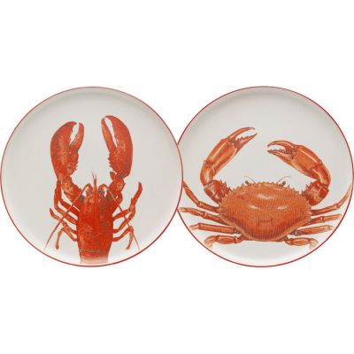 Plate Crabes Red Ø27cm Assorted 55887 в Киеве купить kare-design мебель свет декор