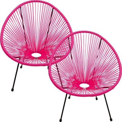 Armchair Acapulco Pink 2/Set 47423 в Киеве купить kare-design мебель свет декор