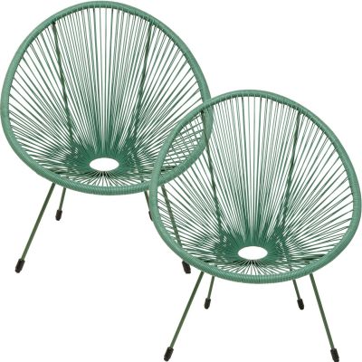 Armchair Acapulco Mono Green 2/Set 47430 в Киеве купить kare-design мебель свет декор