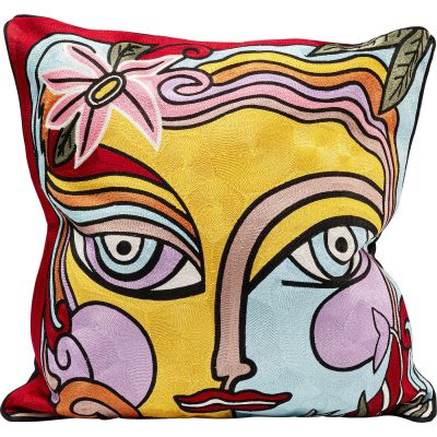 Cushion Art Line Face 50x50cm 57230 в Киеве купить kare-design мебель свет декор