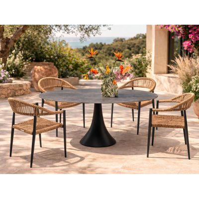 Садовий набір Palma Possibilita 180cм Nature 5/Set, (чорний) 47438 в Киеве купить kare-design мебель свет декор