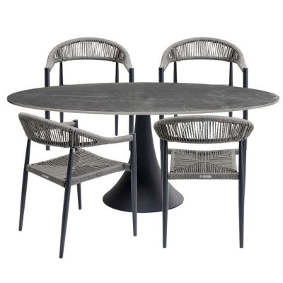 Садовий набір Possibilita 180cм Grey 5/Set, (сірий) 47446 в Киеве купить kare-design мебель свет декор