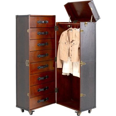 Шафа скриня на коліщатах KARE DESIGN Globetrotter, 153×65  см, (коричневий) 71467 в Киеве купить kare-design мебель свет декор
