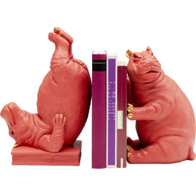 Тримач  для книг KARE DESIGN Hippo Pink (2/Set), (рожевий) 52302 в Киеве купить kare-design мебель свет декор