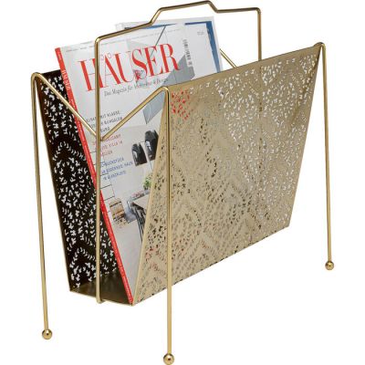 Столик журнальний KARE DESIGN Magazin Holder Basket Gold Big, (золотий) 86377 у Києві купити kare-design меблі світло декор