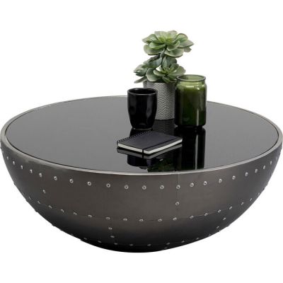 Столик журнальний круглий KARE DESIGN Lounge Black Graphit, d:83, (стальний) 87909 у Києві купити kare-design меблі світло декор