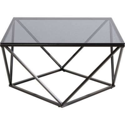 Столик журнальний прямокутний KARE DESIGN Cristallo Graphite, 80x80cm, (хром) 70107 у Києві купити kare-design меблі світло декор
