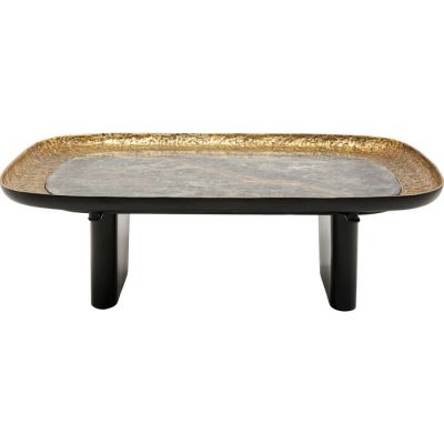 Столик журнальний прямокутний KARE DESIGN Mala, 123x76cm, (чорно-золотий) 70188 у Києві купити kare-design меблі світло декор