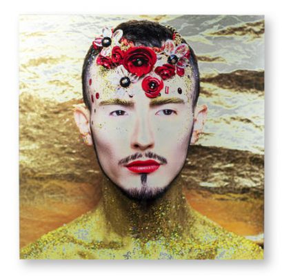 Картина на стекле Metallic Flower Man 120x120cm 51516 в Киеве купить kare-design мебель свет декор