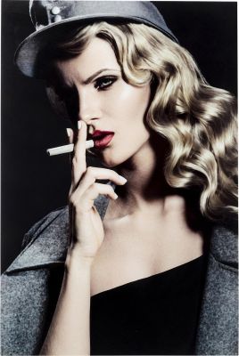 Картина на склі Smokey Lady 120х80 52590 у Києві купити kare-design меблі світло декор