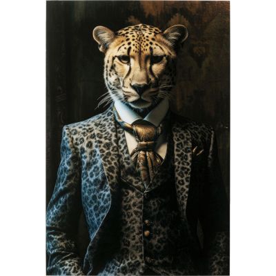 Картина на склі Mister Leo 40x30cм, (різнокольоровий) 57824 у Києві купити kare-design меблі світло декор