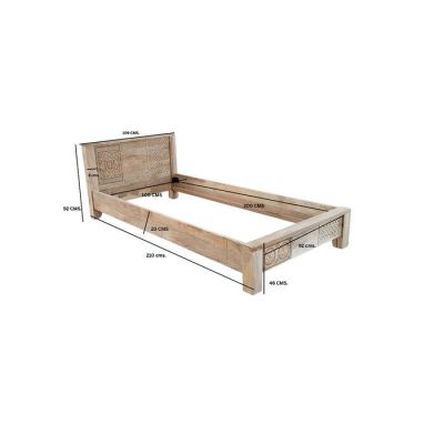 Ліжко Puro High 100x200 см 70690 у Києві купити kare-design меблі світло декор