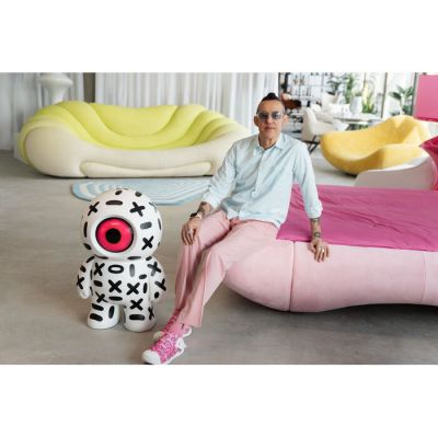 Ліжко Fluid Dreams Pink, 180x200 см, (рожевий) 70895 у Києві купити kare-design меблі світло декор