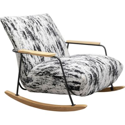 Крісло гойдалка KARE DESIGN Kyle Nature, (біло-чорний) 70574 в Киеве купить kare-design мебель свет декор
