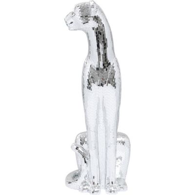 Ростова фігура KARE DESIGN Mosaik Welcome Panther Left XL, 150 см, (срібний) 39252 у Києві купити kare-design меблі світло декор