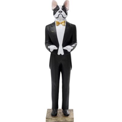 Ростова фігура KARE DESIGN Butler Dog Alfred, 165 см, (чорно-білий) 53764 у Києві купити kare-design меблі світло декор