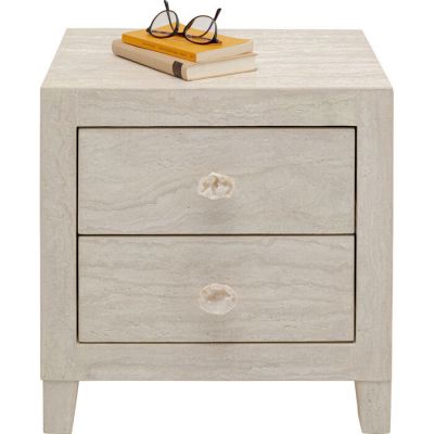 Тумба приліжкова Travertino, 50x49 см, (бежевий) 71049 у Києві купити kare-design меблі світло декор