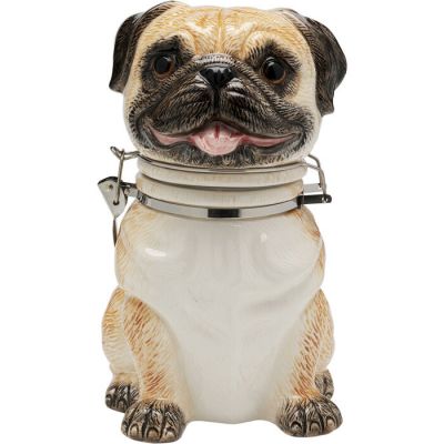 Банка декоративна KARE DESIGN Pug, 18 см, (бежевий) 56004 у Києві купити kare-design меблі світло декор