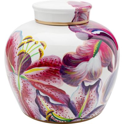 Декоративна банка Lillies Pink Ø27cм, (рожевий) 58107 в Киеве купить kare-design мебель свет декор