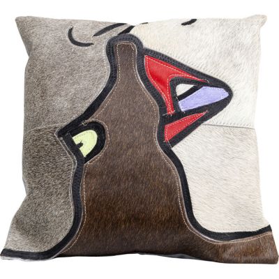 Подушка KARE DESIGN Close Kiss, 40х40 см, (коричневий) 53149 у Києві купити kare-design меблі світло декор