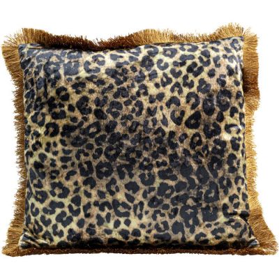Подушка KARE DESIGN Leo Fringe, 45х45 см, (коричневий) 53866 у Києві купити kare-design меблі світло декор