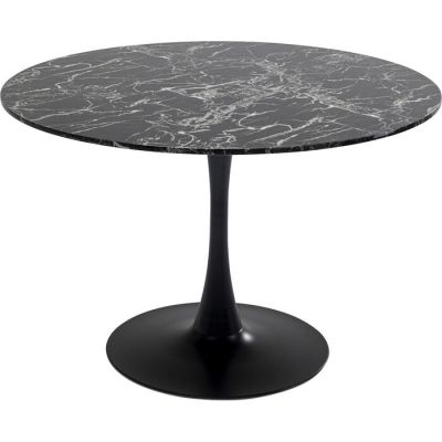 Стіл обідній круглий KARE DESIGN Veneto Marble Black, d:110, (чорний) 86018 у Києві купити kare-design меблі світло декор