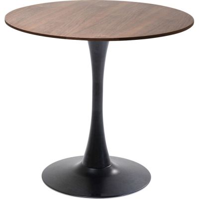 Стіл круглий KARE DESIGN Schickeria Walnut Black, d:80, (чорно-коричневий) 86793 у Києві купити kare-design меблі світло декор