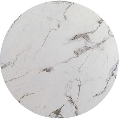 Стільниця для столу кругла KARE DESIGN Schickeria Marble White, d:80, (білий) 25267 у Києві купити kare-design меблі світло декор
