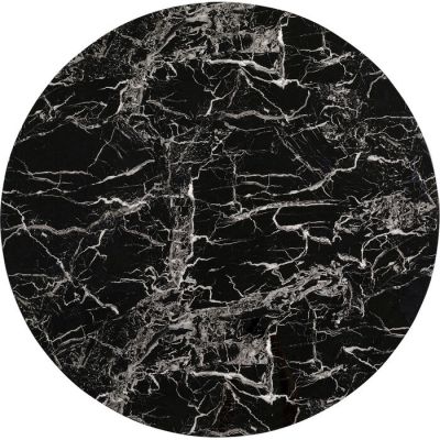 Стільниця для столу кругла KARE DESIGN Schickeria Marble Black, d:80, (чорний) 25268 у Києві купити kare-design меблі світло декор