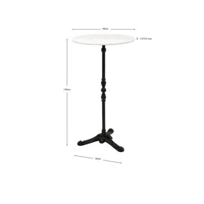 Стіл барний Kaffeehaus White, Ø60 см, (білий) 70761 у Києві купити kare-design меблі світло декор