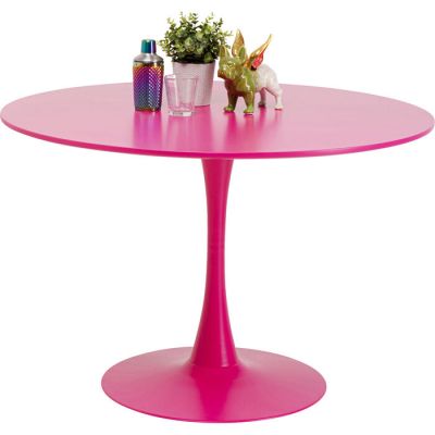 Стіл обідній круглий KARE DESIGN Schickeria Pink, d:110, (рожевий) 71084 у Києві купити kare-design меблі світло декор