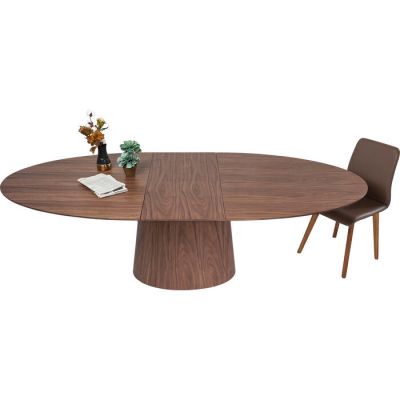 Стіл обідній розсувний KARE DESIGN Benvenuto Walnut, 200(+50)х110 см, (коричневий) 80820 у Києві купити kare-design меблі світло декор