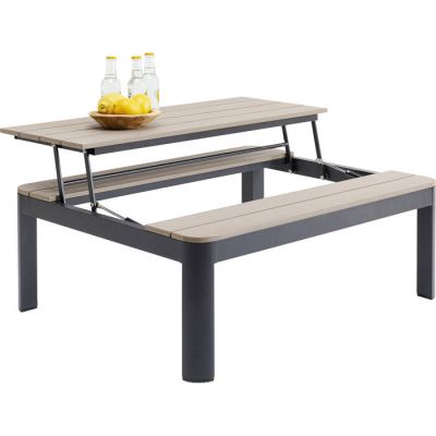 Столик для вулиці розкладний прямокутний KARE DESIGN Happy Day, 90х71 см, (коричневий) 86209 у Києві купити kare-design меблі світло декор