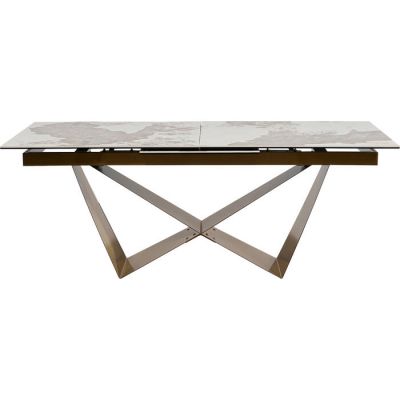 Стіл прямокутний KARE DESIGN Connesso Brass, розсувний, (коричневий) 87666 у Києві купити kare-design меблі світло декор