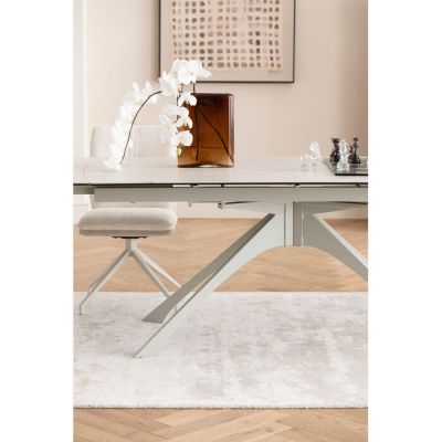 Розсувний обідній стіл Lana Greige 180(40+40)x90cм, (сірий) 70577 у Києві купити kare-design меблі світло декор