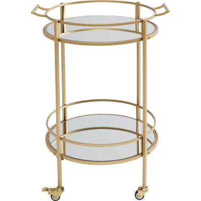 Столик візок круглий KARE DESIGN Emilia, d:48, (золотий) 85801 у Києві купити kare-design меблі світло декор