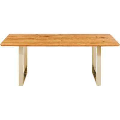 Стіл обідній KARE DESIGN Symphony Oak Brass, 160х80 см, (коричневий) 84596 у Києві купити kare-design меблі світло декор