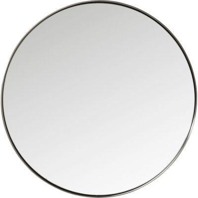 Дзеркало настінне кругле KARE DESIGN Curve Round Steel Nature, d:100, (стальний) 82717 в Киеве купить kare-design мебель свет декор