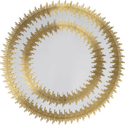 Дзеркало настінне кругле KARE DESIGN Solare Gold, d:132, (золотий) 83573 у Києві купити kare-design меблі світло декор