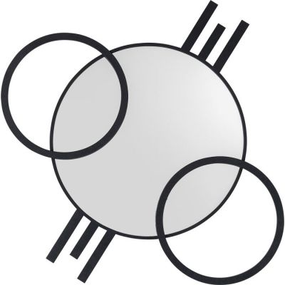 Дзеркало настінне KARE DESIGN Triple Circle, d:85, 124x119 см, (чорний) 87604 у Києві купити kare-design меблі світло декор