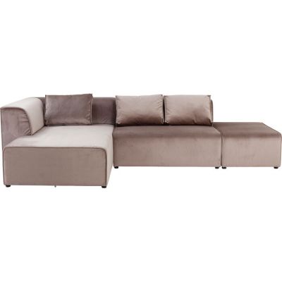 Диван кутовий KARE DESIGN Infinity Velvet Taupe Left, 302х182 см, (коричневий) 84023 у Києві купити kare-design меблі світло декор