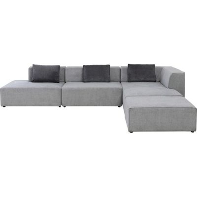 Диван кутовий KARE DESIGN Infinity Atlanta Grey Right, 357х182 см, (сірий) 86054 у Києві купити kare-design меблі світло декор