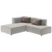 Кутовий диван Infinity Boston Grey 237 х 182 см.