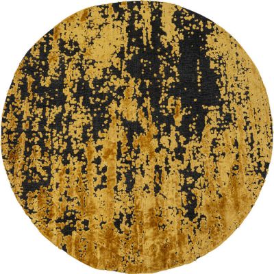 Килим круглий KARE DESIGN Silja Yellow, d:200, (жовтий) 54897 у Києві купити kare-design меблі світло декор