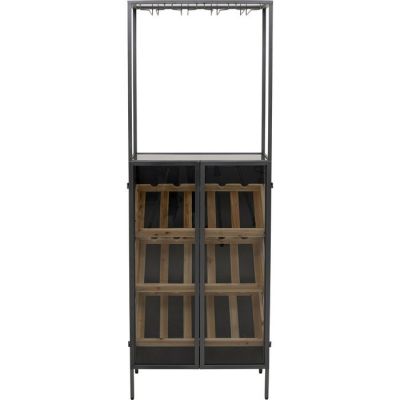 Стелаж для пляшок KARE DESIGN Porto Bar Black, 60x170 см, (чорний) 70149 у Києві купити kare-design меблі світло декор