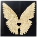 Настінна прикраса панно Wings Gold Black 120х120 см.