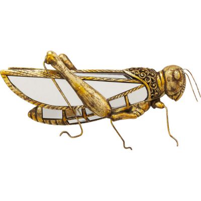 Настінна прикраса дзеркальна KARE DESIGN Grasshopper, 40х18 см, (золотий) 51222 в Киеве купить kare-design мебель свет декор