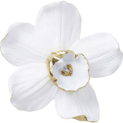 Настінна прикраса KARE DESIGN Orchid White, 24х25 см, (біло-золотий) 69265 в Киеве купить kare-design мебель свет декор