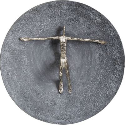 Настінна прикраса KARE DESIGN Umano Silver, d:60, (сірий) 55154 в Киеве купить kare-design мебель свет декор
